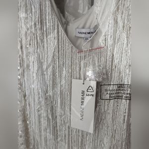 NWT Nadine Merabi XXL Sadie White Dress